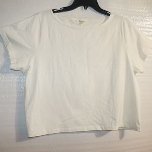 Madewell Setlist Boxy Tee white New